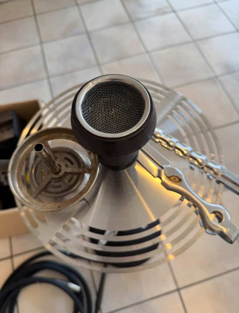 Rauchstutzen für Shisha aus Edelstahl, Ersatzteil, hochwertig.