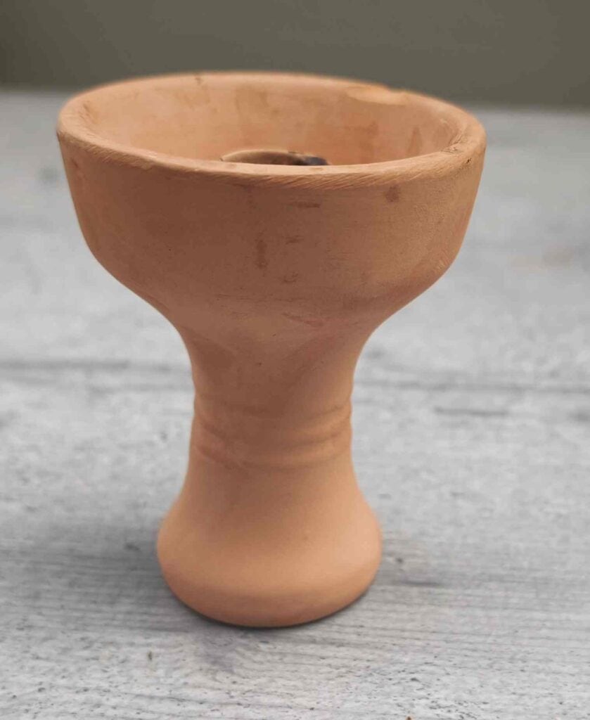 Tonkopf aus Ton für Shisha mit breiter Öffnung und stabilem Stand.