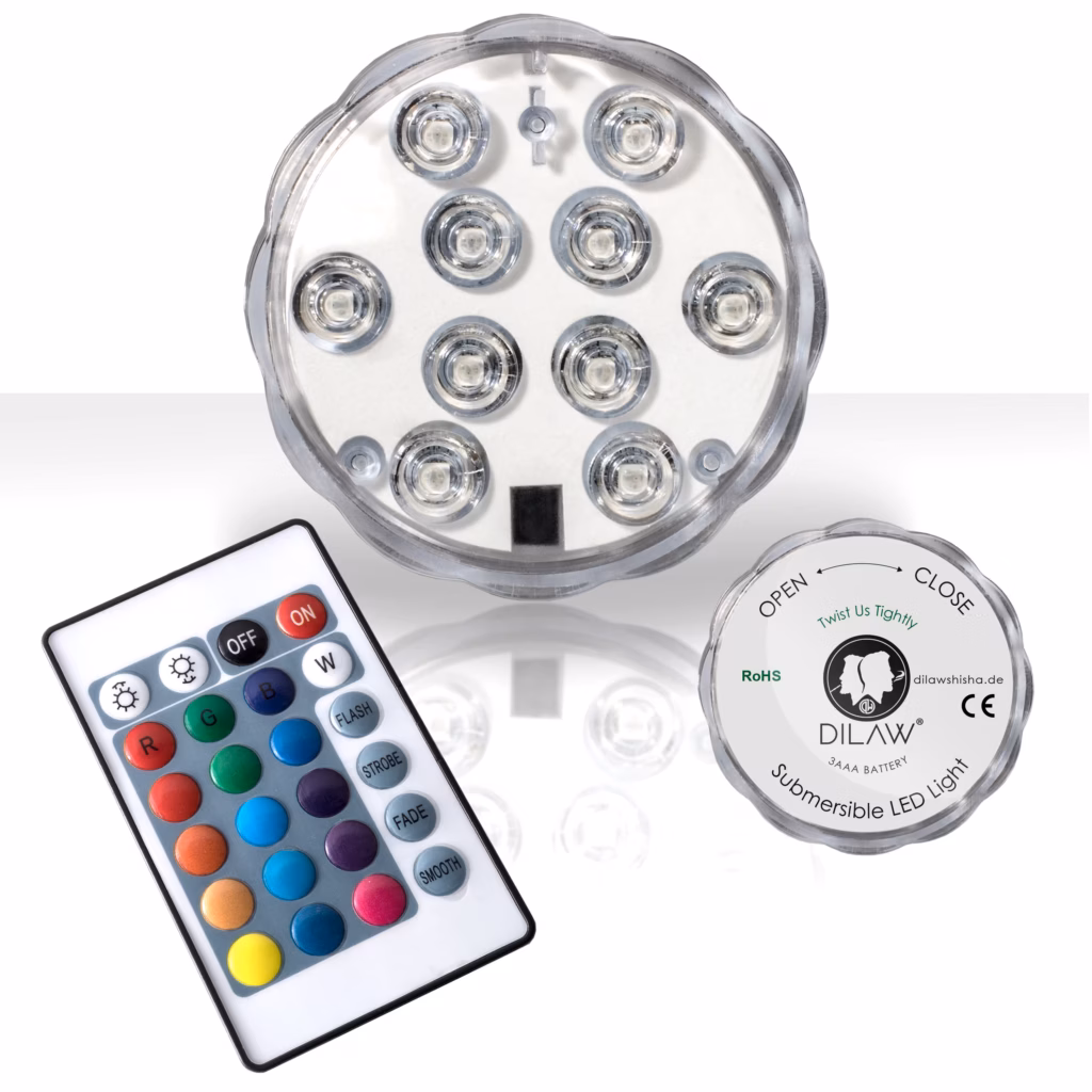 DILAW Opal Aluminium Shisha Lila (Big Size 93 cm)