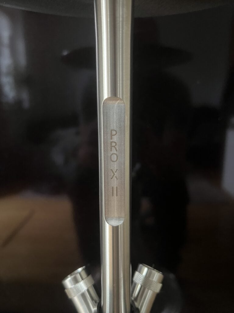Pro X II Metallstange mit Gravur für Shisha-Zubehör.