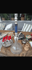 Alligator Edelstahl Shisha set