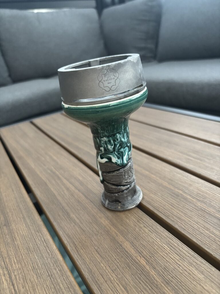 Hochwertige Glasbowl für Shisha mit einzigartigem Design.