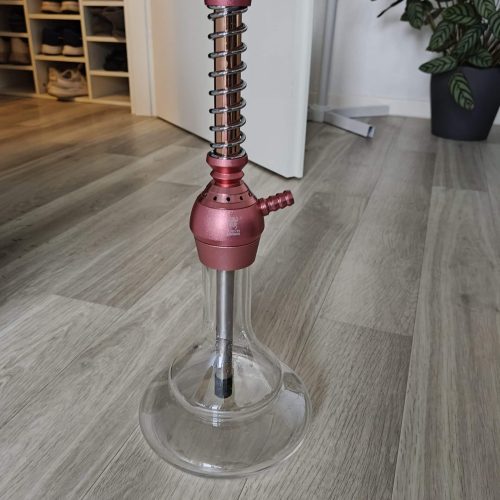 Shisha Rauchsäule mit Glasbasis, ideal für Wasserpfeifen.