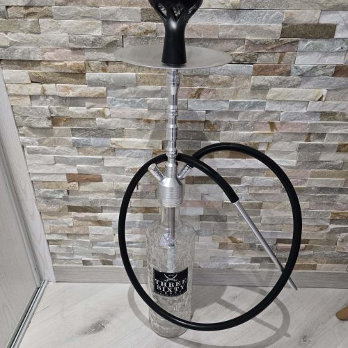 Rauchsäule mit Kopf und Schlauch, für Shisha oder Wasserpfeife.