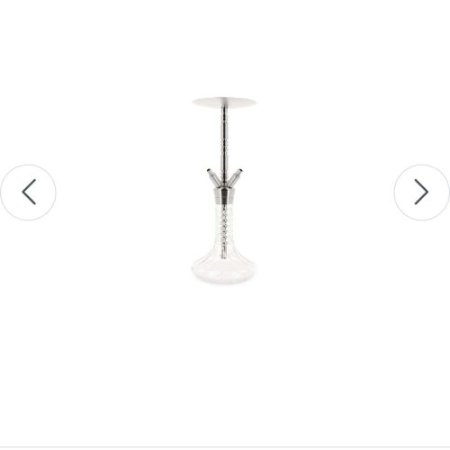 Wasserpfeife aus Glas und Metall, ideal für Shisha-Liebhaber.