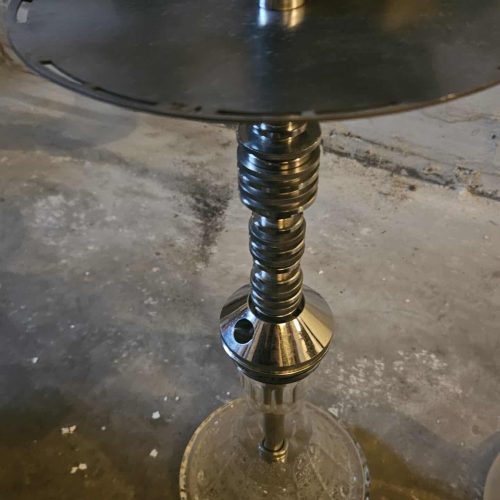 Metall-Raucherset für Shisha mit robustem Design und stilvollem Look.