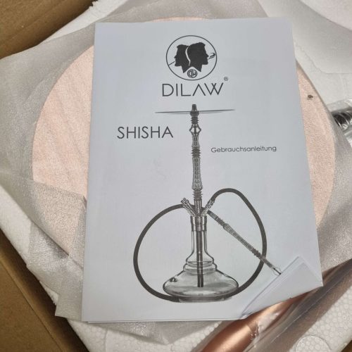 Anleitung für DILAW Shisha, original Verpackung, Gebrauchsanweisung.