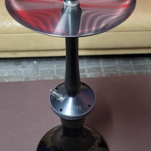 Shisha Rauchsäule mit Glasaufsatz, ideal für Wasserpfeifen, gebraucht.