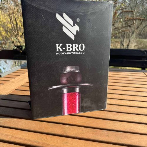 K-BRO Wasserpfeifen-Set in Verpackung, ideal für Shisha-Liebhaber.