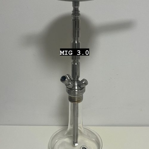 Schlauchanschluss für Shisha aus Edelstahl, passend für MIG 3.0 Modelle. Hochwertiges Zubehör für Ih.