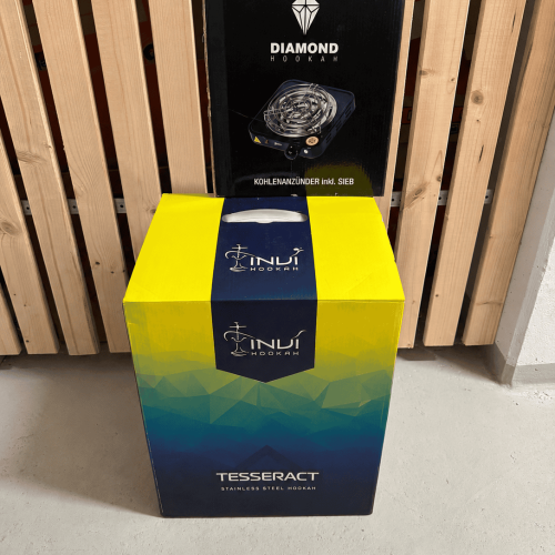Stainless Steel Shisha-Glasbowl in Originalverpackung.