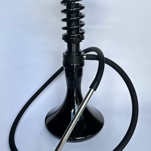 Shisha-Kopf mit Silikonschlauch, Metallrohr und Dichtung, ideal für Wasserpfeifen.