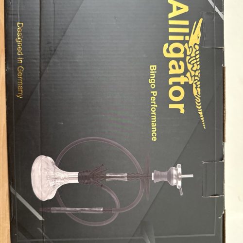 Hochwertiger Alligator Bong für Shisha-Genuss, neu und unbenutzt.