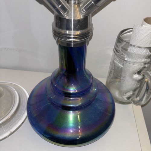 Hochwertiger Wasserpfeifen-Kopf aus Metall, ideal für Shisha-Liebhaber.