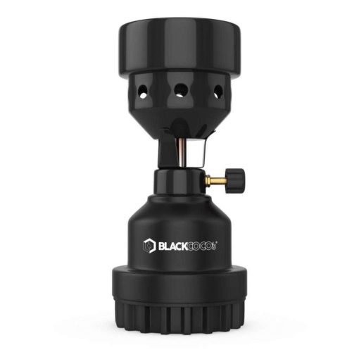 Schwarzer Black Cocos Shisha Adapter mit verstellbarem Kopf.