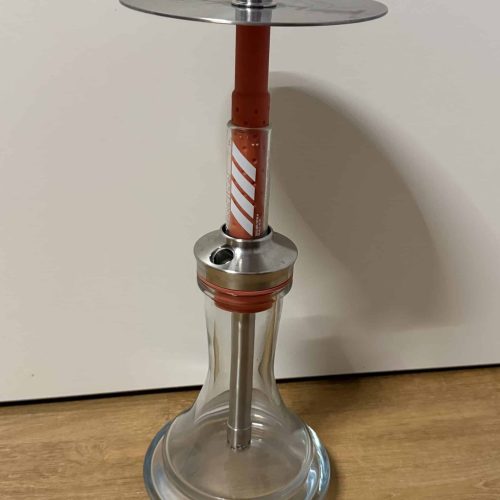 Shisha-Teil mit Glas, Metall und Kunststoff, gebraucht, gut erhalten.