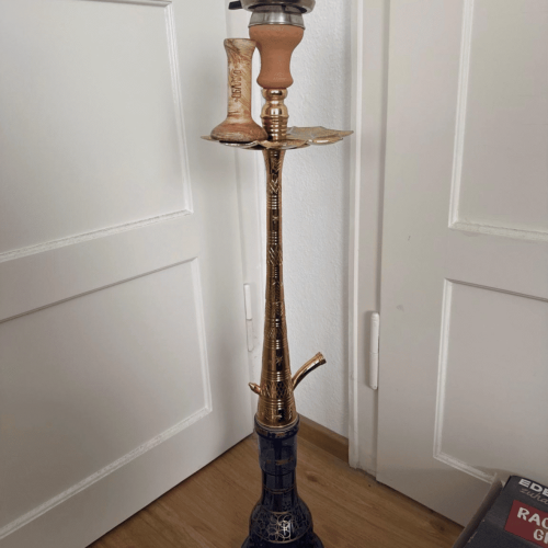 Rauchsäule mit Kerzenhalter, ideal für Shisha- und Rauch-Events.