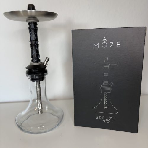 Wasserpfeife MÖZE Breeze Two mit Glasbowl, neu und originalverpackt.