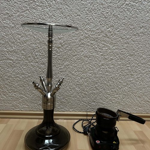 Shisha-Kopf und Zubehör für Wasserpfeifen, gebraucht, gut erhalten.