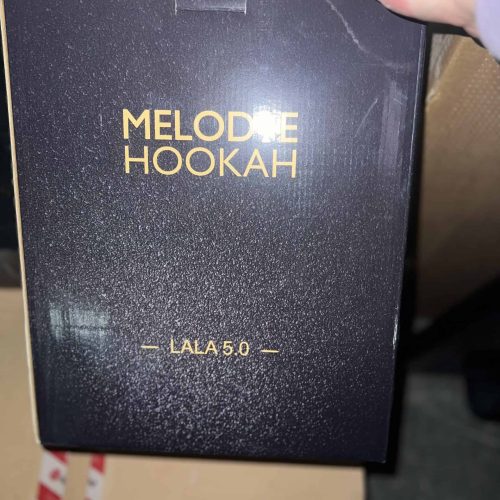 Melodie Hookah Lala 5.0 - Hochwertige Wasserpfeife für Shisha-Liebhaber, neu und unbenutzt.