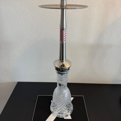 Rauch-Hookah mit Glasbasis, ideal für Shisha-Liebhaber, stilvoll und funktional.