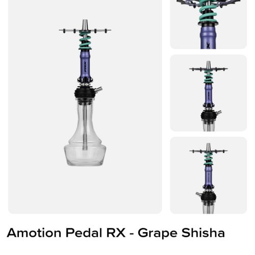 Amotion Pedal RX in Traubenfarbe für Shisha, hochwertiges Zubehör.