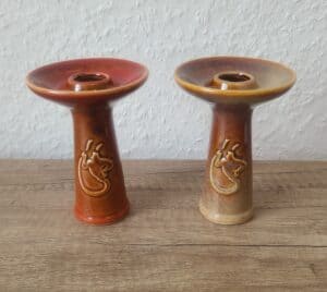 2 Stück Dschinni Shisha Phunnel Braun