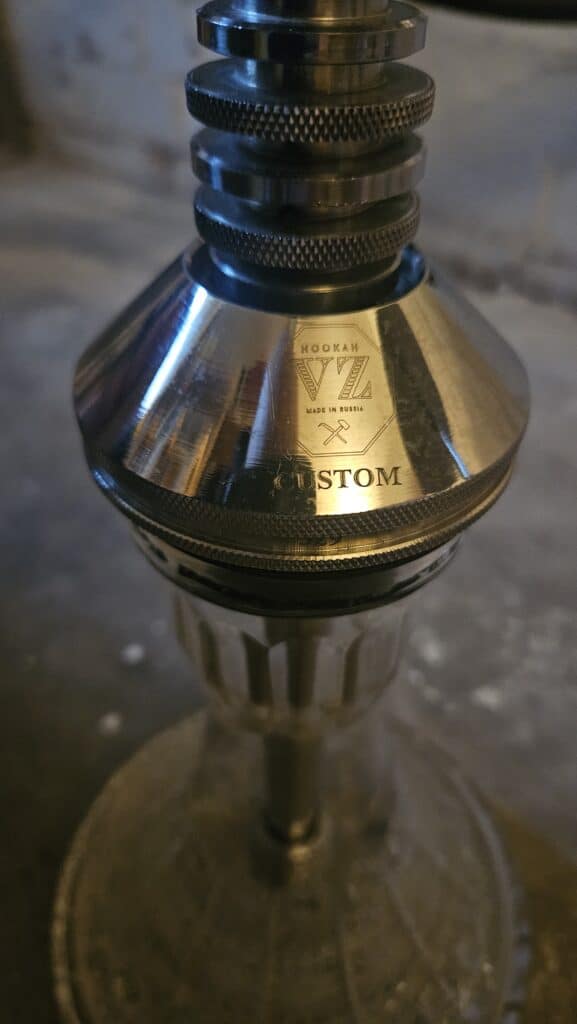Rauchhülse für Shisha aus Edelstahl, langlebig und hochwertig, perfekt für das Rauchen mit Wasserpfe.